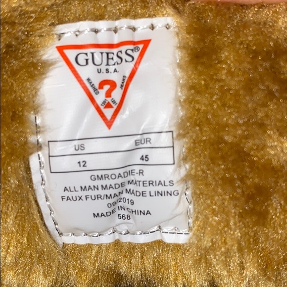 Guess Combat Boots Fur Lined Brown - Picture 6 of 8